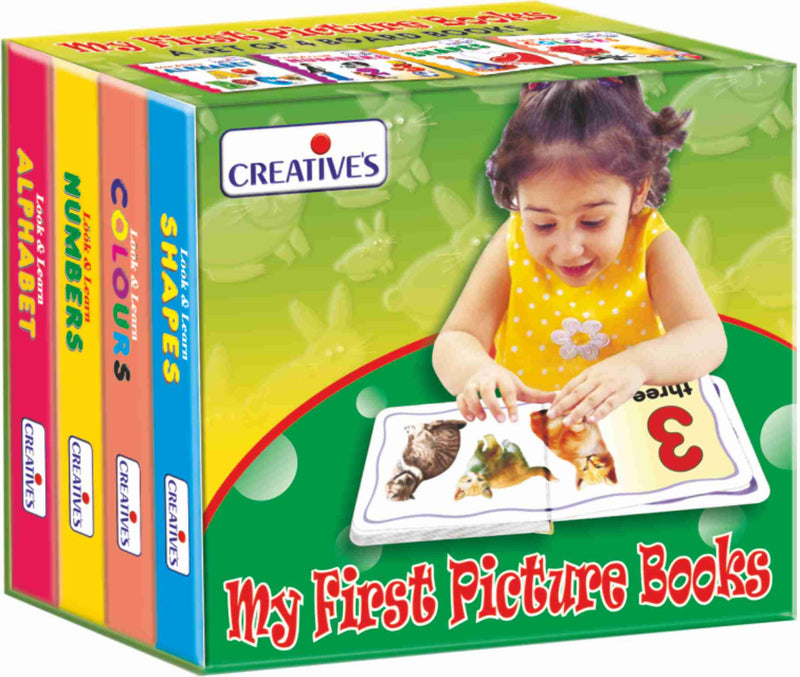 My First Picture Books ( A set Of 4 Board Books) - TUZZUT Qatar Online Store