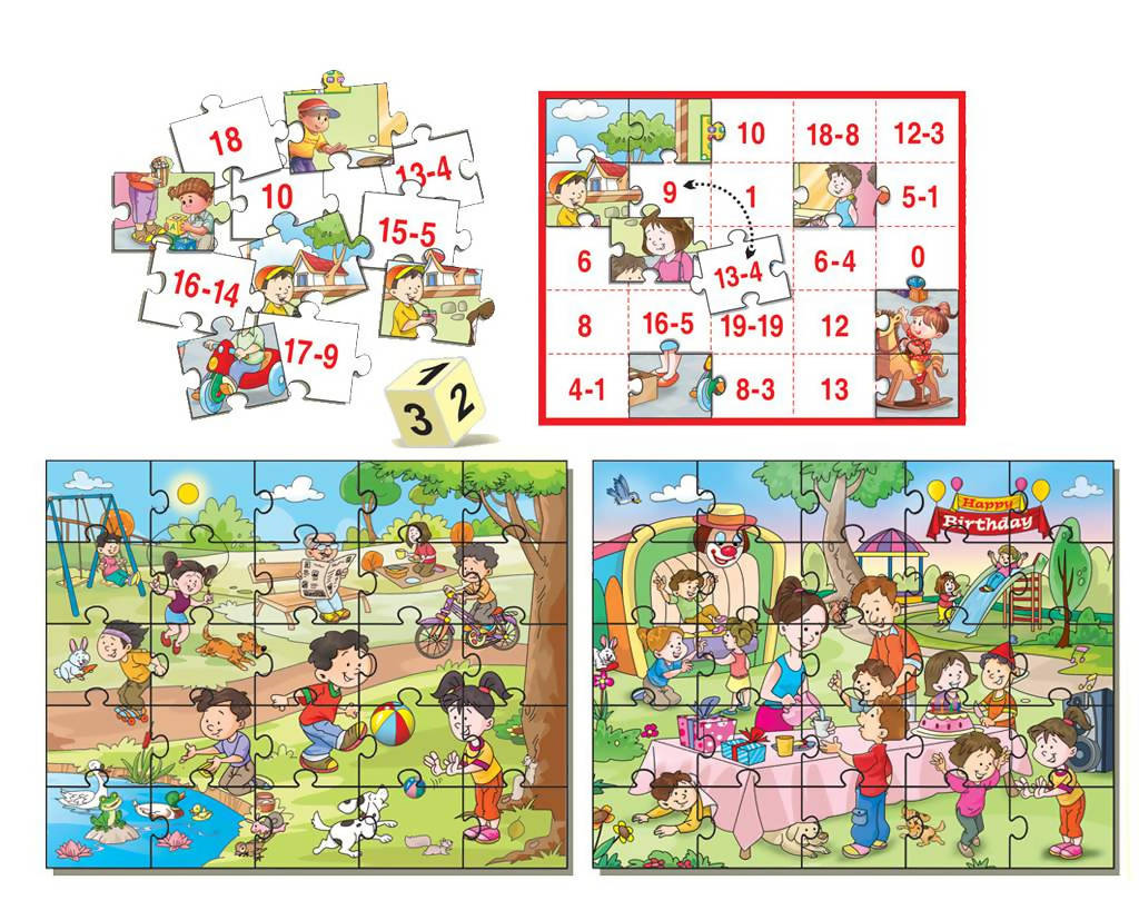 Math Puzzles- Subtraction Math Puzzles- Subtraction