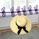 Portable Multi Functional Elastic Drying Rope with 12 Clips 1.8 m Long (the maximum stretch to: 3.8m) Set of 2 Ropes - Tuzzut.com Qatar Online Shopping