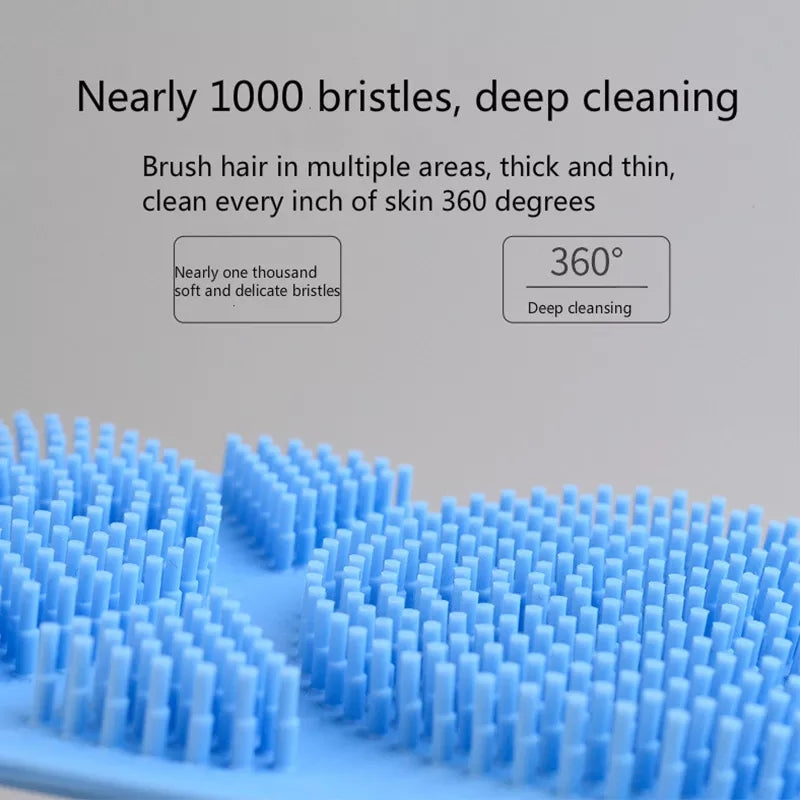 Silicone Back Scrubber Bath Shower Body Brush Silicone Back Scrubber Bath Shower Body Brush