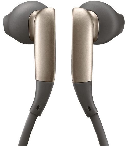Samsung Level U Bluetooth Stereo Headset Flexible Joint With Neckband- Gold - Tuzzut.com Qatar Online Shopping
