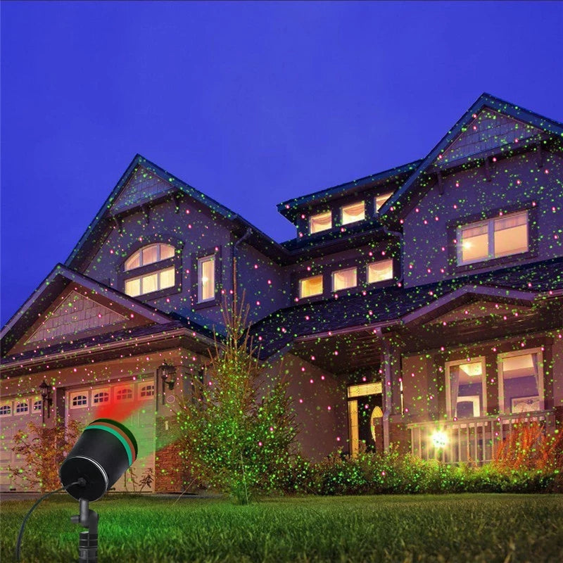 Star Shower Motion Laser Lights Projector Indoor and Outdoor - Tuzzut.com Qatar Online Shopping
