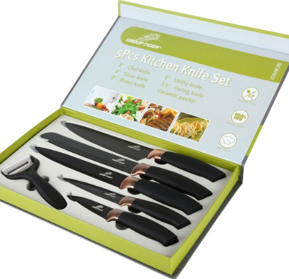 Kitchen Knife Set of 6 Pieces - Tuzzut.com Qatar Online Shopping