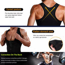 Compression Body Sculpting Shaper Corset Vest with Hook and Zipper for Men - Tuzzut.com Qatar Online Shopping