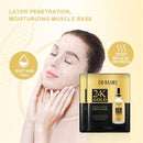 5Pcs DR RASHEL 24k Gold Radiance & Anti-aging Essence Mask 5PCS DRL-1482 - Tuzzut.com Qatar Online Shopping
