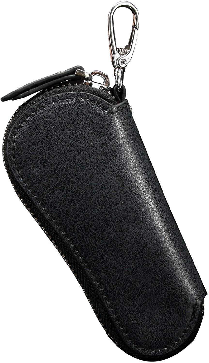 Contact's Genuine Leather Car Key Holder Zipper Case Wallet Keychain Bag-1004E Contact's Genuine Leather Car Key Holder Zipper Case Wallet Keychain Bag-1004E