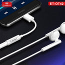 Earldom Type-C to 3.5mm Headphone Jack Adapter OT42 - Tuzzut.com Qatar Online Shopping