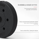 Home Gym 40KG Dumbbell/Barbell Set, Adjustable Dumbbells Weight Set Fitness Biceps Exercise Barbell/Dumbbells - Tuzzut.com Qatar Online Shopping