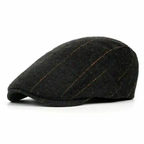 Formal Men Woollen Berets Flat Cap Beret herringbone Newsboy Bakerboy Hat England Style Gatsby Peaky Blinders Beret X2576368 - Tuzzut.com Qatar Online Shopping