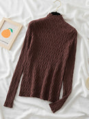 Women Sweaters Autumn Winter Warm Pullover Slim Tops Knitted Sweater X36980696 - Tuzzut.com Qatar Online Shopping