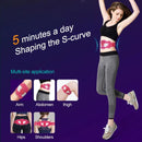 Abdominal Muscle Trainer Fitness Massager Apparatus EMS Muscle Stimulator Belt Body Slimming Shaper Machine Weight Loss Unisex S2050 - Tuzzut.com Qatar Online Shopping