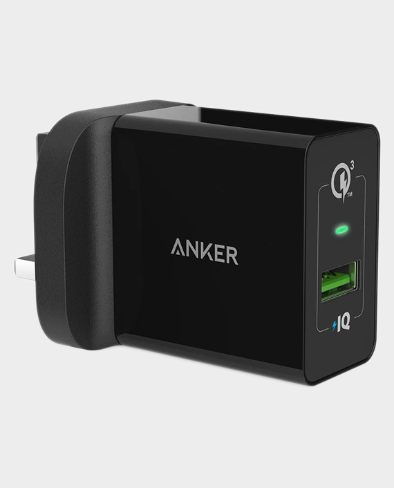 Anker PowerPort+ 1 Quick Charge 3.0 Charger With Micro USB Cable - Tuzzut.com Qatar Online Shopping