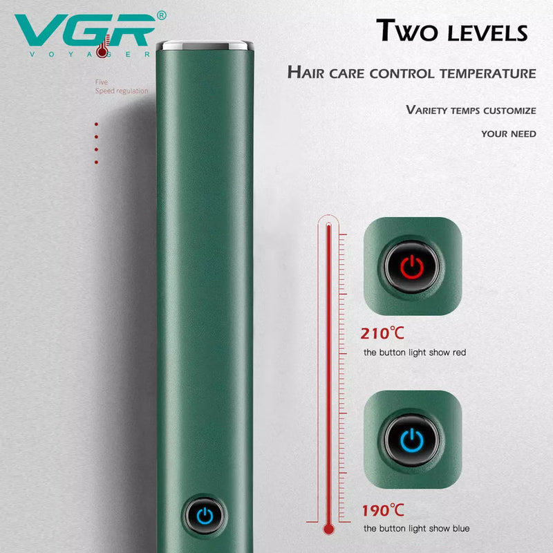 VGR V-587 Rechargeable Hair Straightener Comb - Tuzzut.com Qatar Online Shopping
