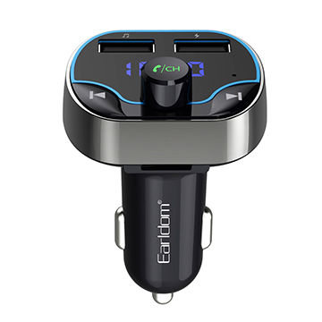 Earldom ET-M34 Car Mp3 and Charger AUX Audio Output FM Transmitter Radio Adapter - Tuzzut.com Qatar Online Shopping