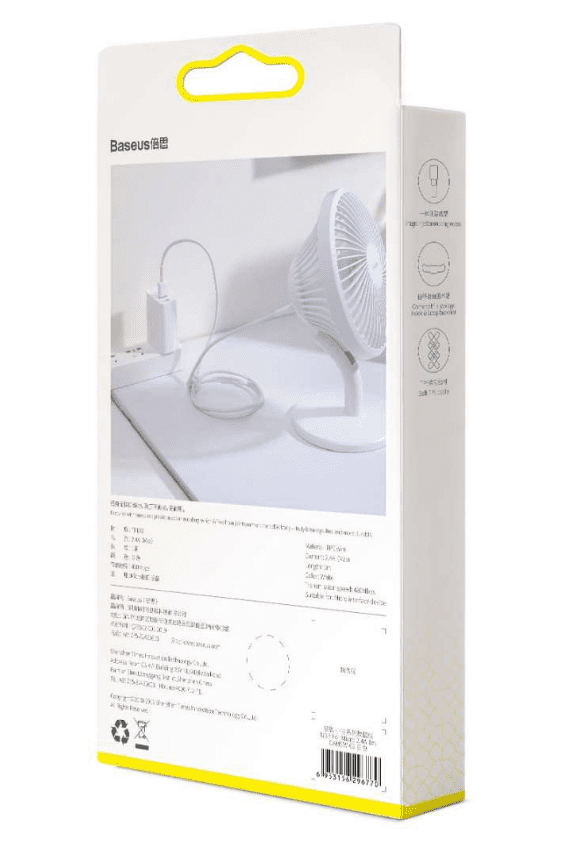 Baseus Mini White Cable USB For Micro 2.4A 1m