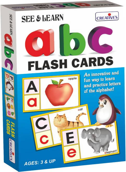 See & Learn Alphabet (Flash Cards) - TUZZUT Qatar Online Store