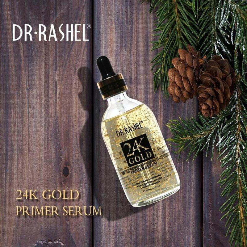 Dr.Rashel 24K Gold Radiance & Anti Aging Primer Serum – 100ml - Tuzzut.com Qatar Online Shopping