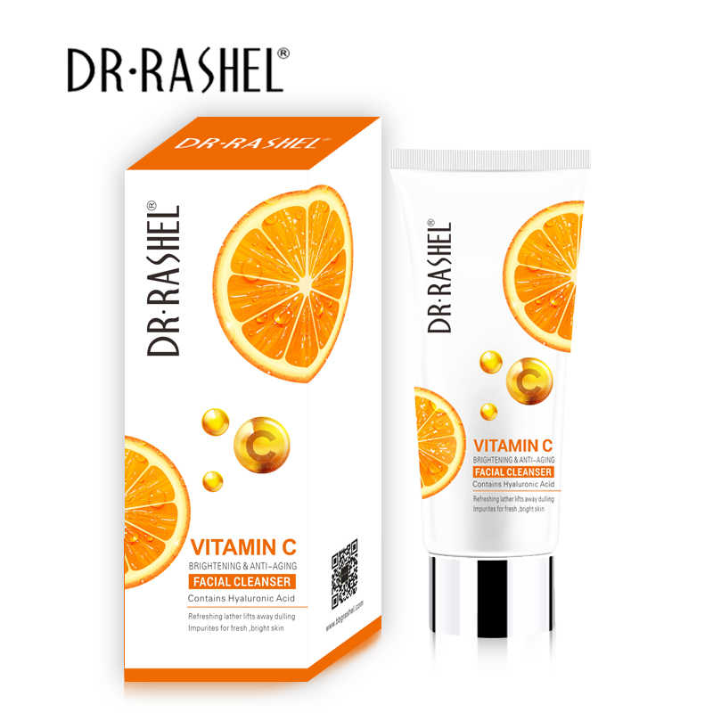 DR RASHEL VITAMIN C BRIGHTENING &ANTI-AGING FACIAL CLEANSER  (80 ml) DRL-1429 - Tuzzut.com Qatar Online Shopping