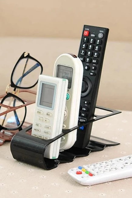 Desktop Bracket TV/DVD/VCR Organizer Home Office Organizer Case 4 Frame Remote Control Storage Mobile Phone Holder Stand S4732855 - Tuzzut.com Qatar Online Shopping