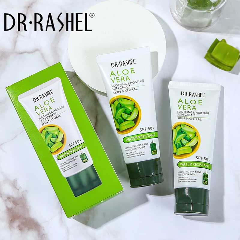 Dr Rashel Aloe Vera Soothing & Moisture Sun Cream 60g DRL-1538 - Tuzzut.com Qatar Online Shopping
