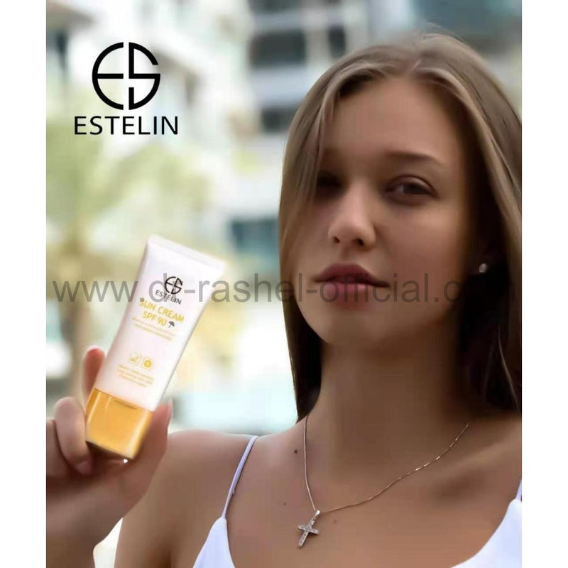 ESTELIN Anti Aging & Whitening Sun Cream SPF 90 by Dr.Rashel - 60ml  ES0022 - Tuzzut.com Qatar Online Shopping
