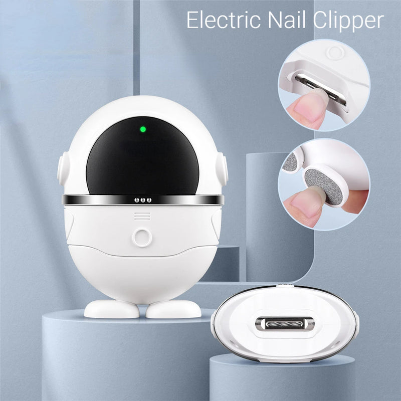 Electric Nail Clipper Safety Automatic Fingernail Clipper Portable Nail Trimmer for Kids Adults Elderly  S4639855 - Tuzzut.com Qatar Online Shopping