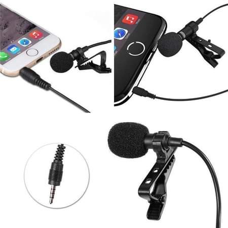 Candc DC-C1 Lavalier Microphone Micro- Cravate Clip-On Mic for Smartphones, DSLR, Camcorders, Audio recorders, PC - Tuzzut.com Qatar Online Shopping