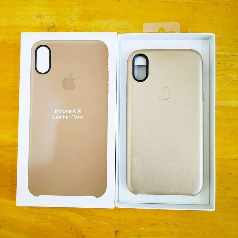 iPhone XR Leather Case with Logo - Tuzzut.com Qatar Online Shopping
