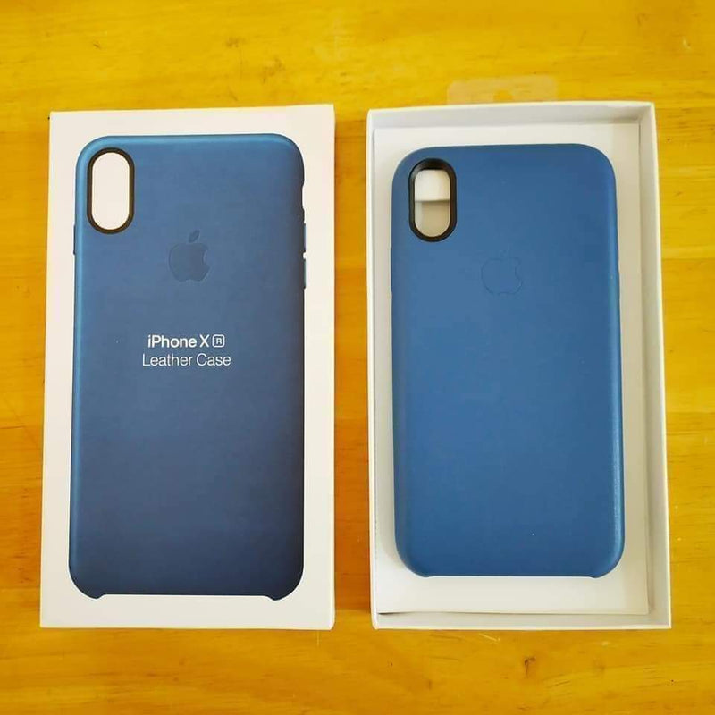 iPhone XR Leather Case with Logo - Tuzzut.com Qatar Online Shopping