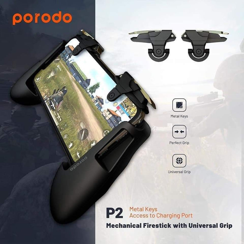 PORODO P2 Mechanical Firestick Triggers with Universal Grip for Mobile Phone - Tuzzut.com Qatar Online Shopping