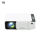 T5 Portable LED 1080P Video HD Projector 100 ANSI Lumens 800*400 Wi-Fi Ready With HDMI, VGA, AV, USB, SD Card - Tuzzut.com Qatar Online Shopping