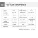 T5 Portable LED 1080P Video HD Projector 100 ANSI Lumens 800*400 Wi-Fi Ready With HDMI, VGA, AV, USB, SD Card - Tuzzut.com Qatar Online Shopping