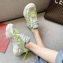 Luxury Designer Women's Fashion Shoes Sneakers - Model 9838 - Tuzzut.com Qatar Online Shopping