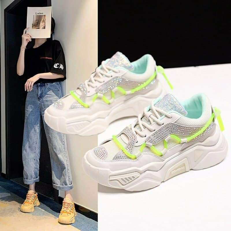 Luxury Designer Women's Fashion Shoes Sneakers - Model 9838 Luxury Designer Women's Fashion Shoes Sneakers - Model 9838