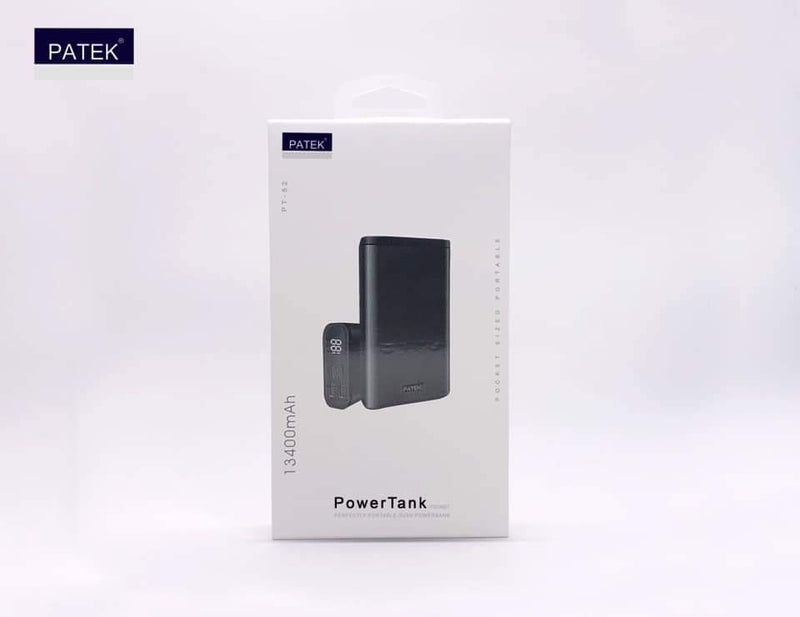 PATEK PowerTank Pocket 13400mAh 2 USB Powerbank - Tuzzut.com Qatar Online Shopping