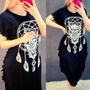 Women's Party Owl Dress Azizioglu Plus - 6750 - Tuzzut.com Qatar Online Shopping