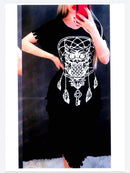 Women's Party Owl Dress Azizioglu Plus - 6750 - Tuzzut.com Qatar Online Shopping