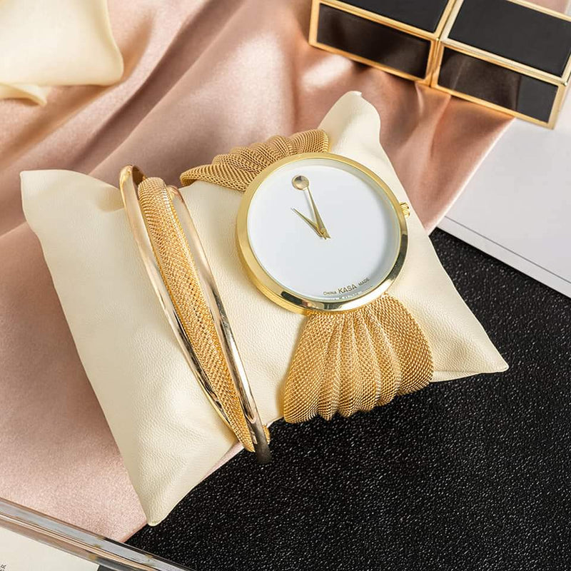Women's Fashion Luxury Watch Bracelet Set with Gift Box - Tuzzut.com Qatar Online Shopping