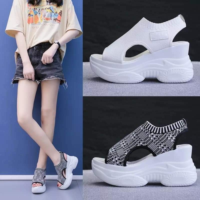 Women Wedge Heel Thick Soled Shoes W008 Women Wedge Heel Thick Soled Shoes W008