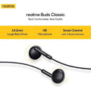 Realme Buds Classic 3.5mm Wired Earphone with HD Microphone - Black - Tuzzut.com Qatar Online Shopping