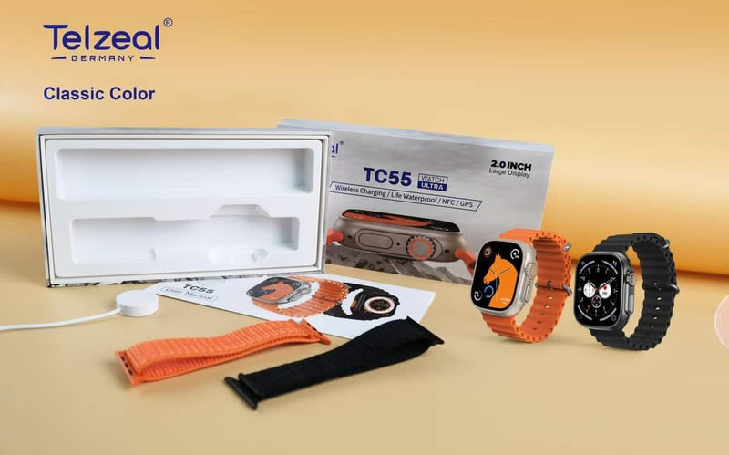 Telzeal TC55 Ultra Smart Watch 2.0” Full Display - Tuzzut.com Qatar Online Shopping