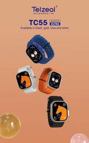 Telzeal TC55 Ultra Smart Watch 2.0” Full Display - Tuzzut.com Qatar Online Shopping