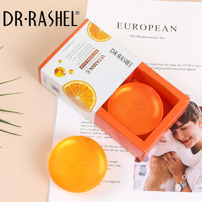 Dr. Rashel Vitamin C Brightening Deep Cleansing Even Skin Tone Soap 100g DRL-1545 - TUZZUT Qatar Online Store