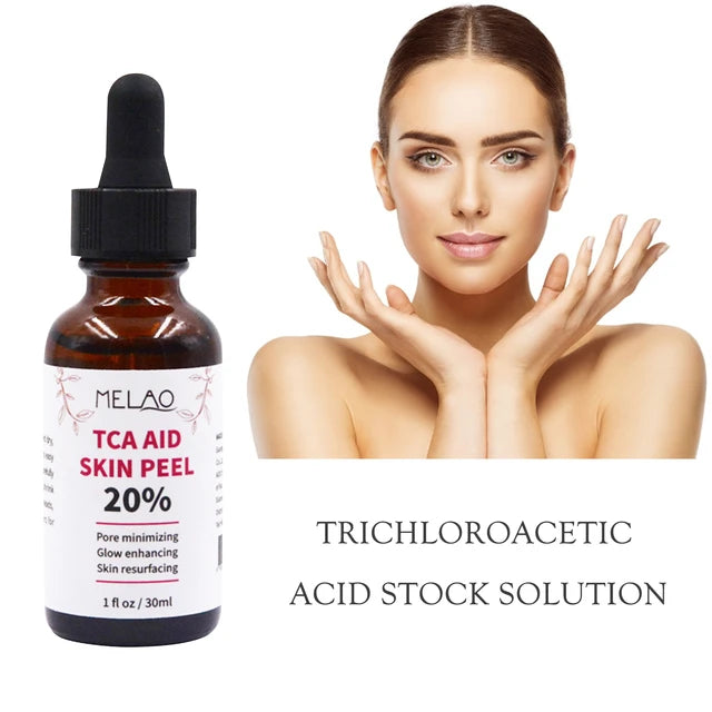 TCA Aid Skin Peel Pores Melao 30ml Trichloroacetic Acid Stock Solution Minimizing Blackheads Solution - Tuzzut.com Qatar Online Shopping