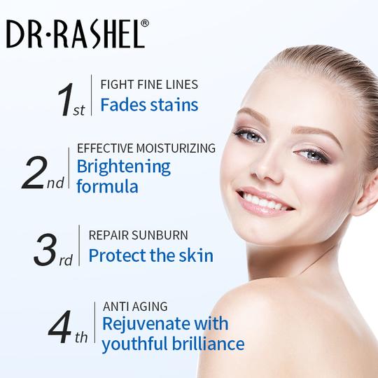 DR RASHEL Anti-aging Moisturizing Vitamin C , Hyaluronic Acid And Retinol Facial Serum Set 3 Pack DRL- 1616 - TUZZUT Qatar Online Store
