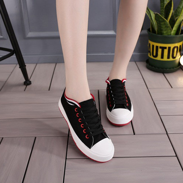 Classic Women's Casual Comfortable Canvas Shoes - Model-8892 Classic Women's Casual Comfortable Canvas Shoes - Model-8892