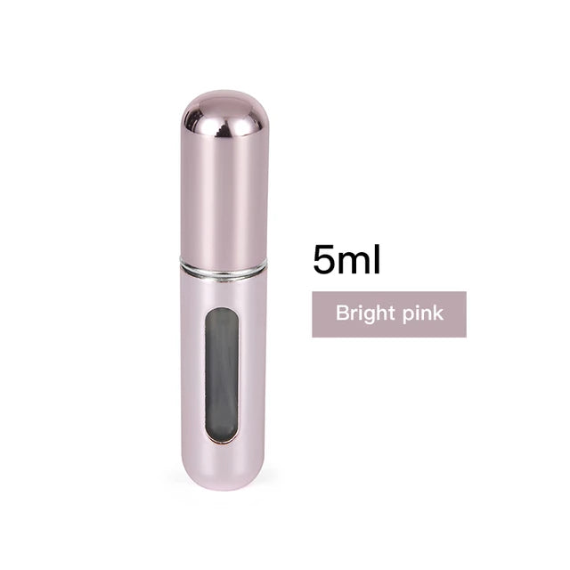Portable Mini Refillable Perfume Bottle with Spray Scent Pump Empty Cosmetic Containers Spray Atomizer Bottle for Travel 5ml - TUZZUT Qatar Online Store