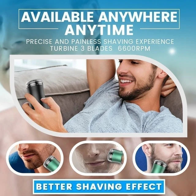 Mini Portable USB Rechargeable Shaver Electric Shaver for Men - Tuzzut.com Qatar Online Shopping