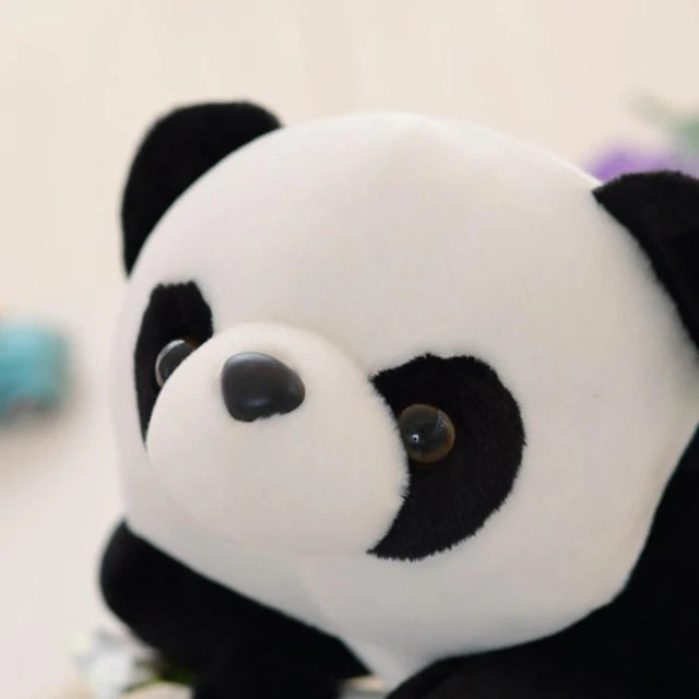Cute Cartoon Panda Cotton Stuffed Doll Soft Plush Pillow Toy Kids Valentine's Day Gift Home Party Decor - Tuzzut.com Qatar Online Shopping