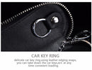 Contact's Genuine Leather Car Key Holder Zipper Case Wallet Keychain Bag-1004E - Tuzzut.com Qatar Online Shopping